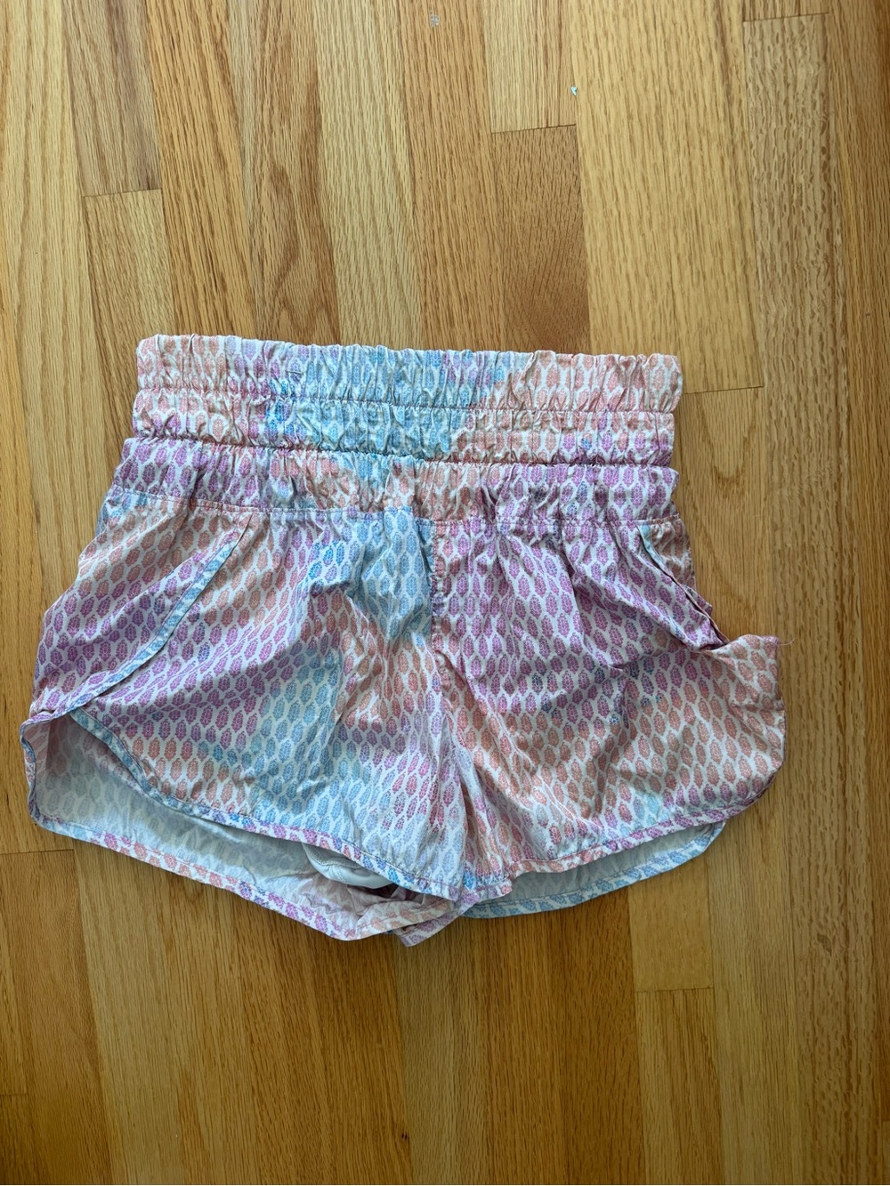Free people movement Women's Pastel  Smocked Waist Athletic Shorts